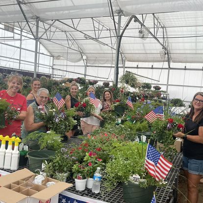 Lady Liberty Hanging Basket Class