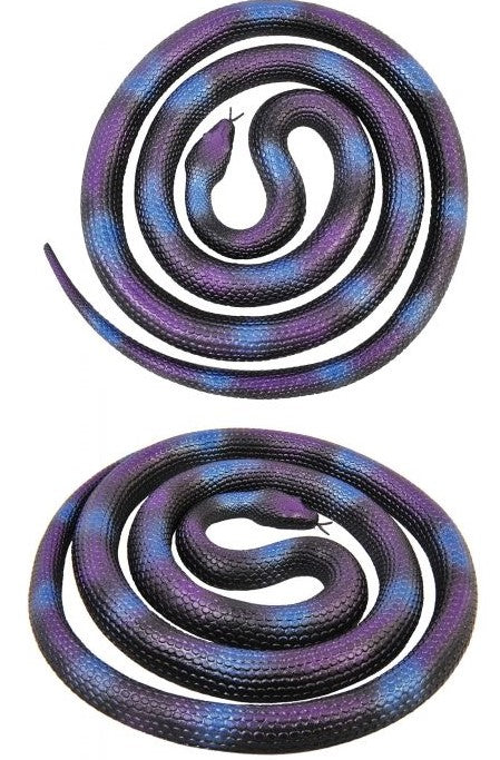 11" Coiled Iridescent Snake