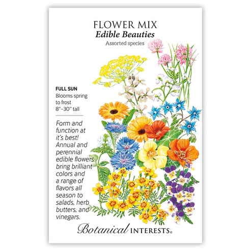 edible seeds of plants Flower Mix Edible Beauties Seed