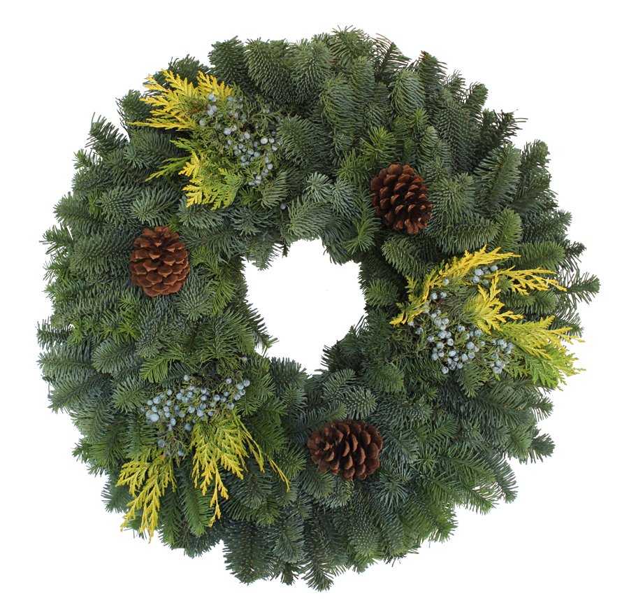 MIXED WREATH WITH CONES