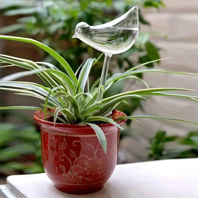 self watering bulbs for indoor plants Bird Shaped Self Watering Bulbs: Watering Stakes for Plants