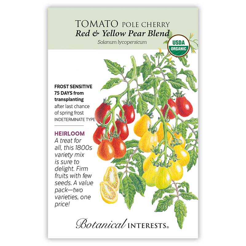 Tomato Cherry Red/Yel Pear Blend Org