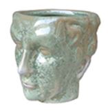 3" Roman Head Planter