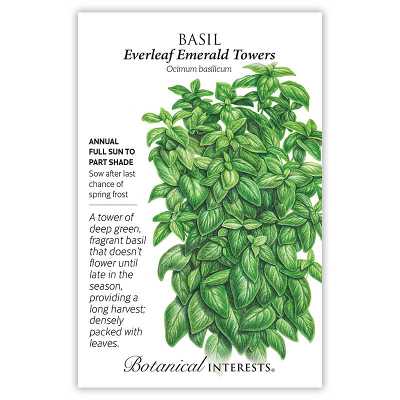 Basil Leaf Emerald Towers