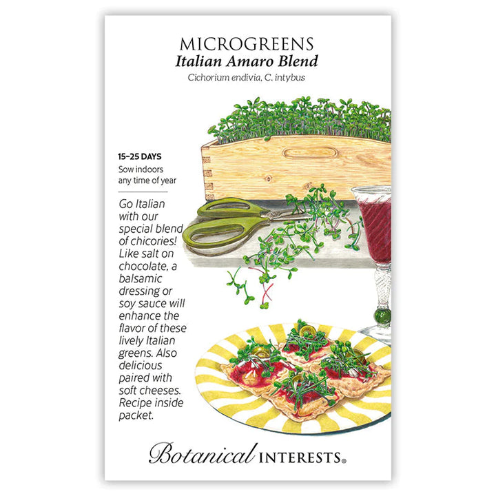 Microgreens Italian Amaro Seed Blend