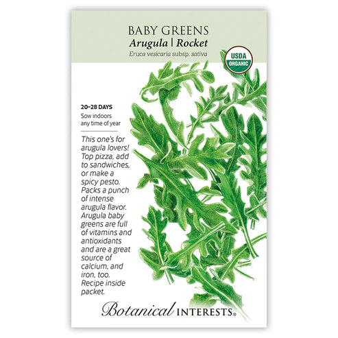 Baby Greens Arugula Rocket Org