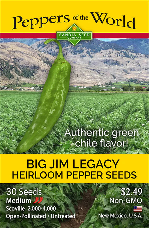Hatch Green Medium- Big Jim Pepper Seed