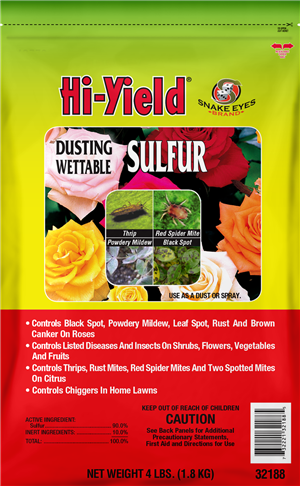 Hi-Yield Dusting Wettable Sulfur 4 lb