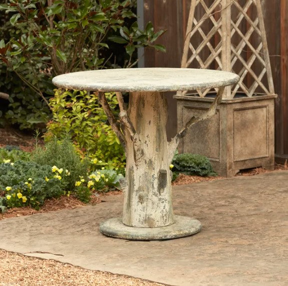 Faux Bois Tree Trunk Table