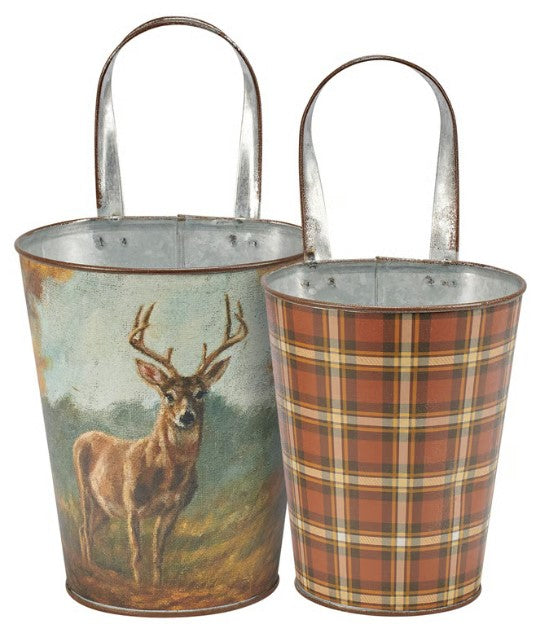 Forest Deer Wall Buckets