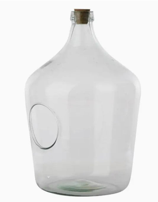 Front Open Terrarium Bottle, Glass