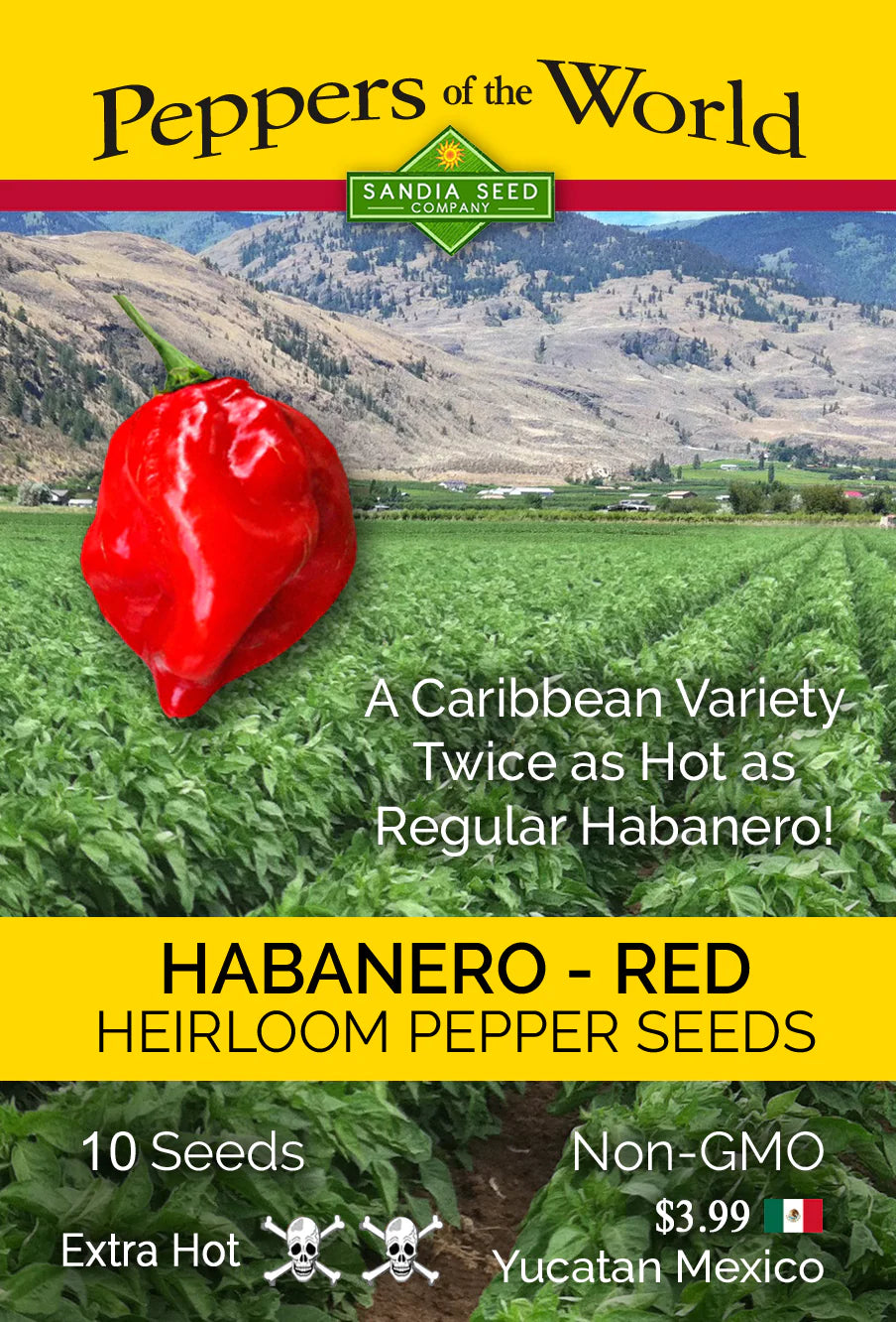 Habanero - Red Caribbean Heirloom Pepper Seeds