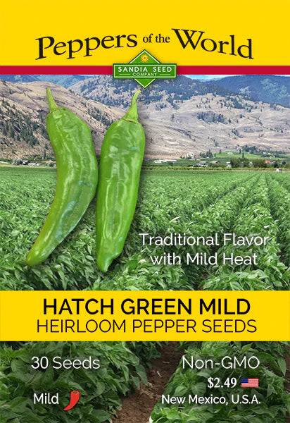 Hatch Green Mild - NM 6-4 Pepper Seeds