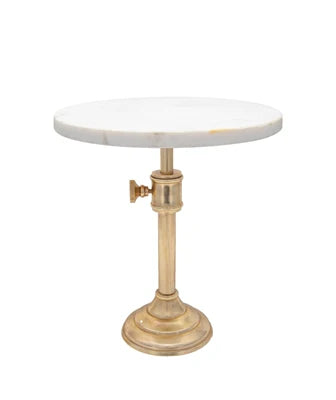 BIDK WHITE & GOLD STAND