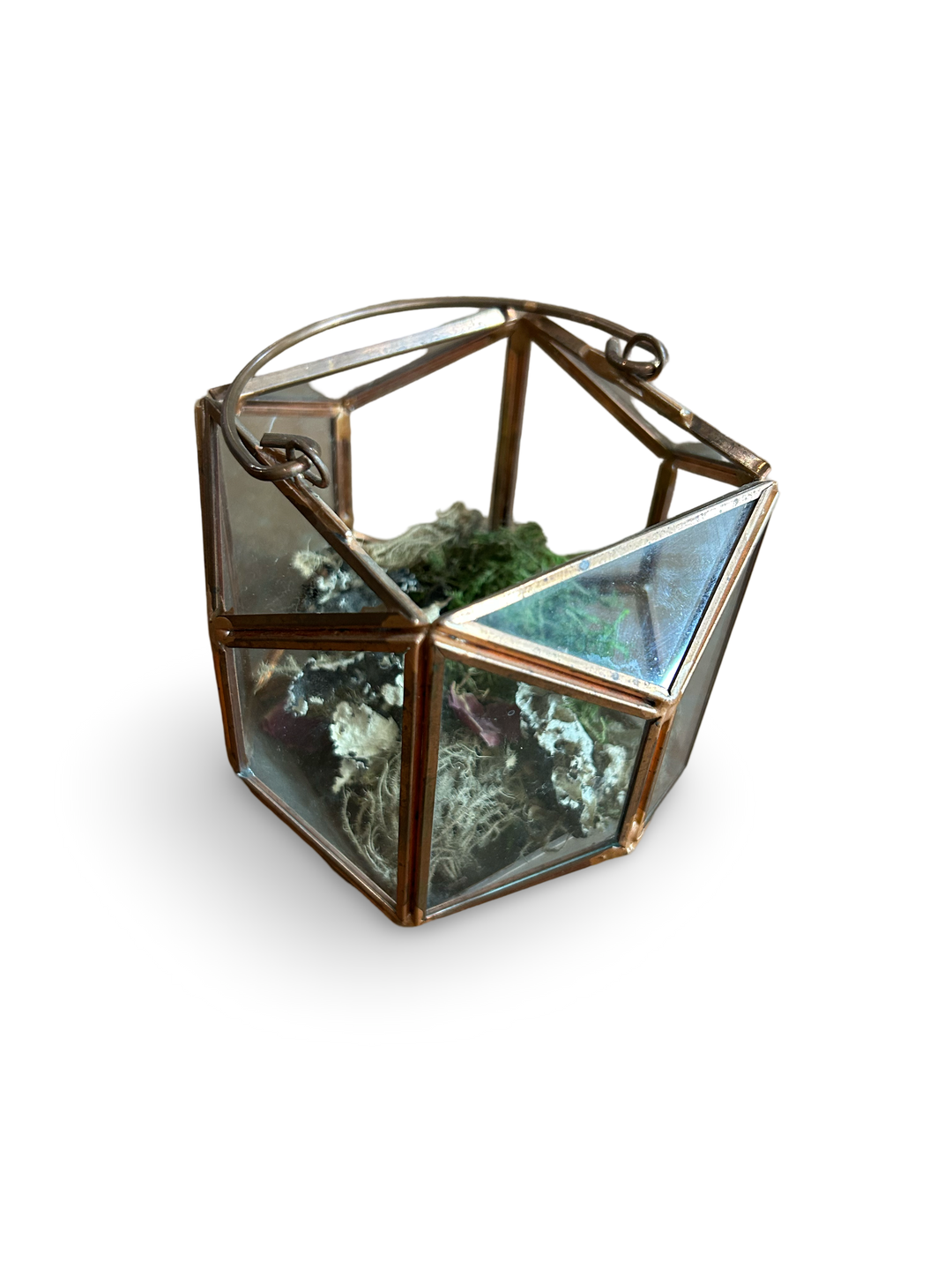 BRONZE GLASS HOLDER