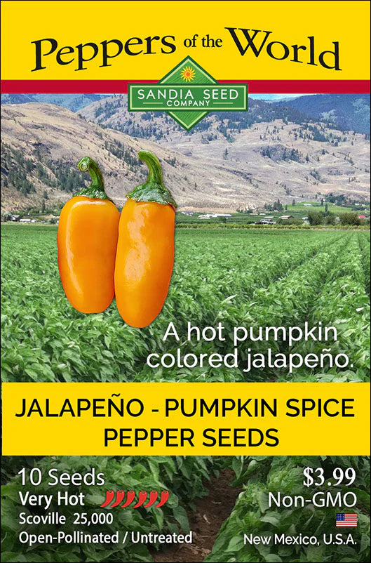 Jalapeno Pumpkin Spice Pepper Seed
