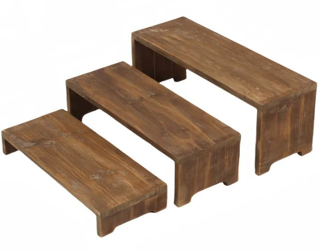Nested Wooden Table Risers