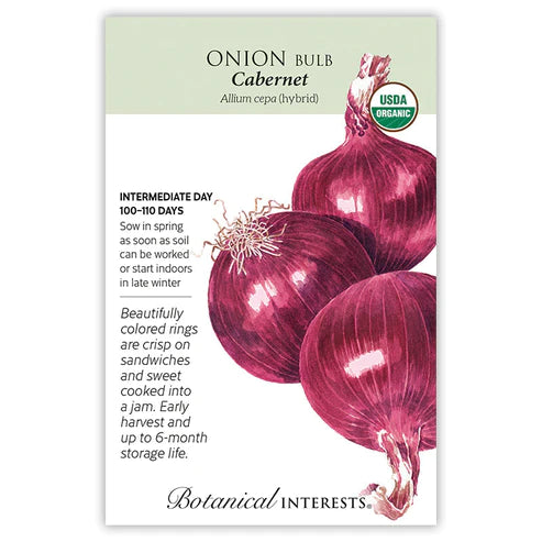 Onion Bulb Cabernet Hybrid Seeds ORG