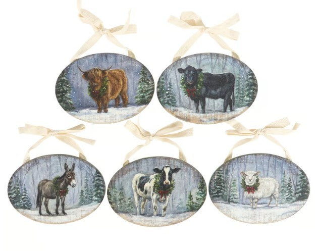 Snowy Animal Ornaments