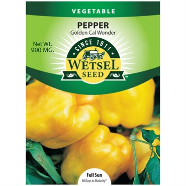 Pepper Golden Cal Wonder Seeds
