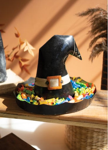 Recycled Iron Halloween Witch Hat