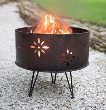 Rustic Iron Fire Pit
