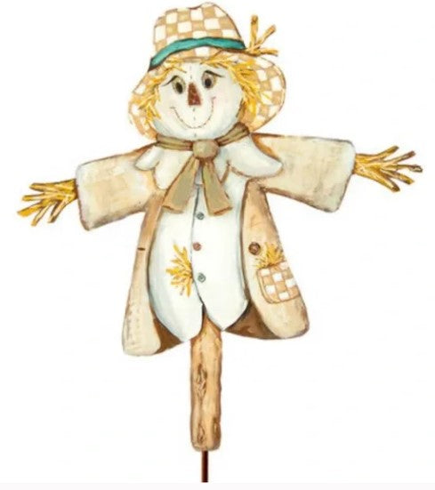 Natural Scarecrow garden stake