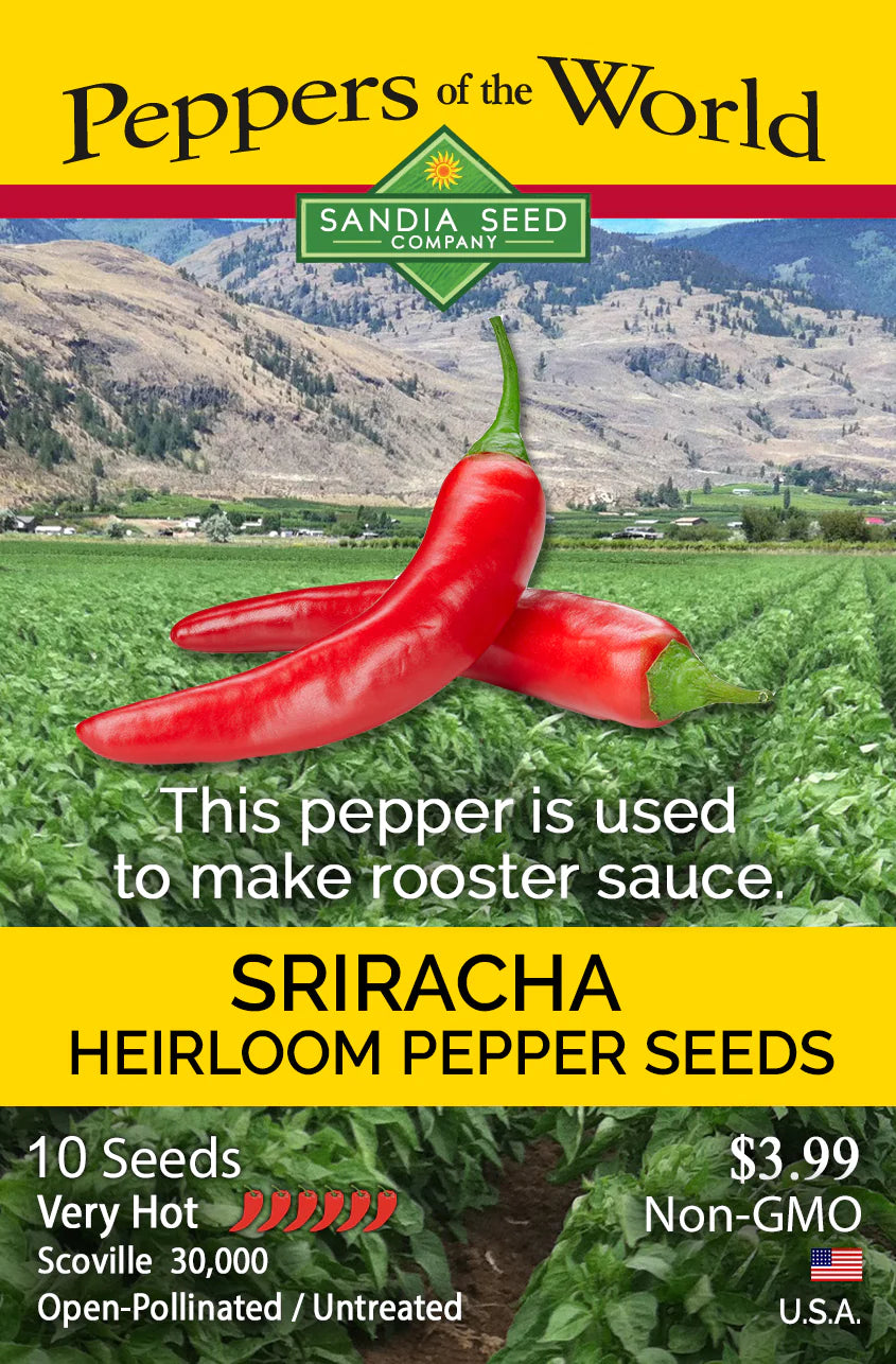 Sriracha - Heirloom Pepper Seeds