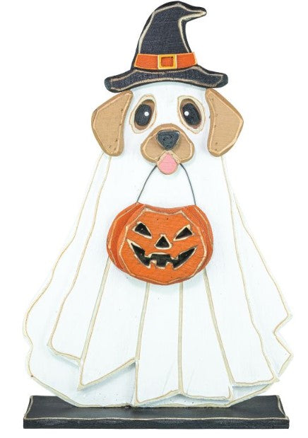 Witch Hat Ghost Dog Stander