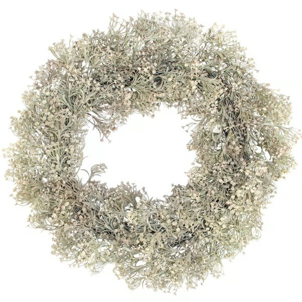 White Statice Wreath