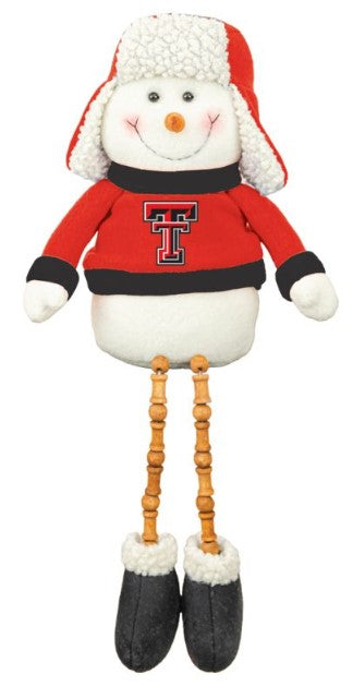 Texas Tech Bead Leg Snowman