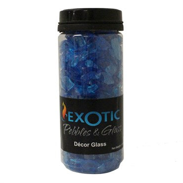 Décor Glass - 1.48lb Jar - Turquoise