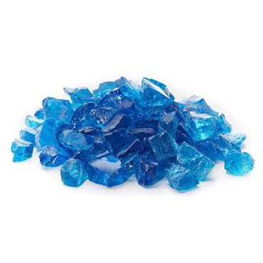 Décor Glass - 1.48lb Jar - Turquoise