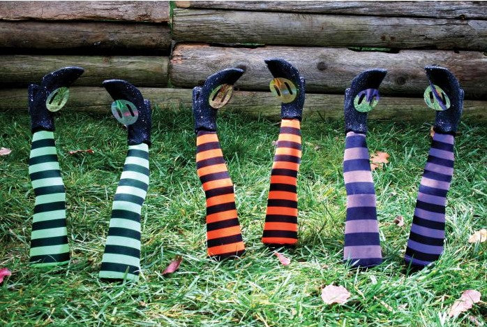 Witch Legs Yard Stakes