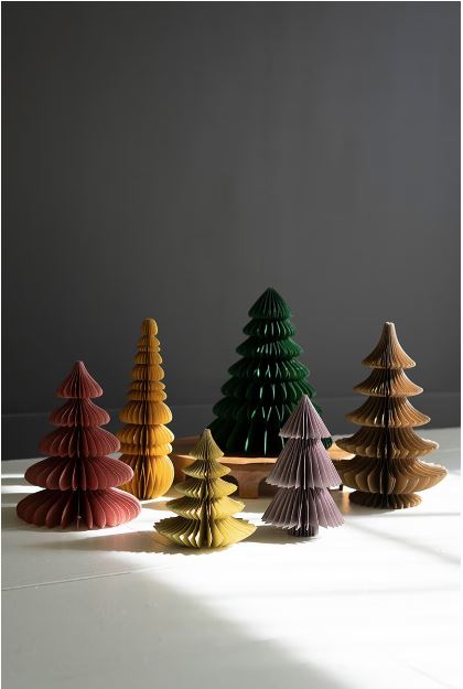 Paper Jewel Accordion Christmas Trees