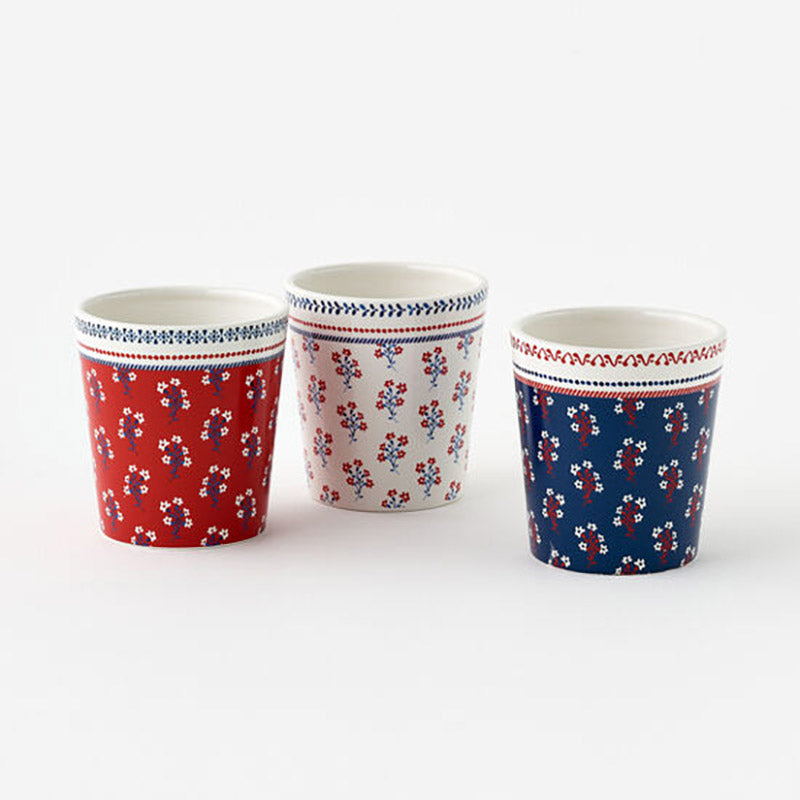 American Holiday Planter, Sm, 3 Asst, Ceramic, 4"