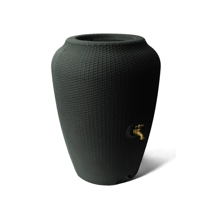 Agreen 50 Gal Wicker Rain Barrel