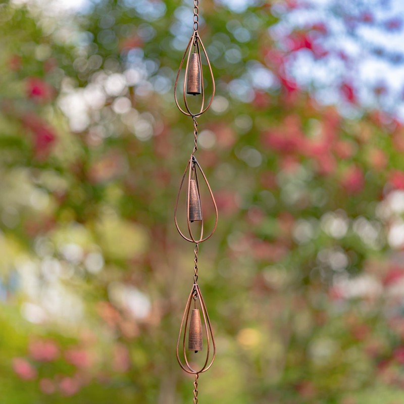 Antique Rain Chain w/ Bells