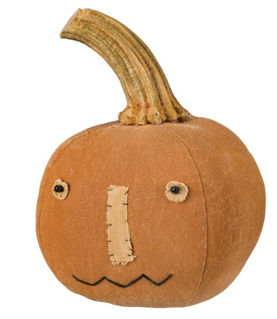 Orange Fabric Jack O'Lantern