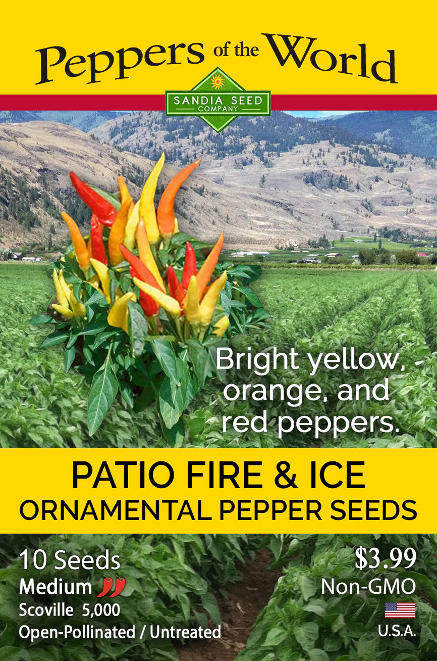 Patio Fire and Ice Pepper Seeds