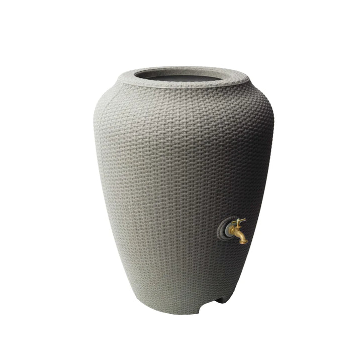 Agreen 50 Gal Wicker Rain Barrel