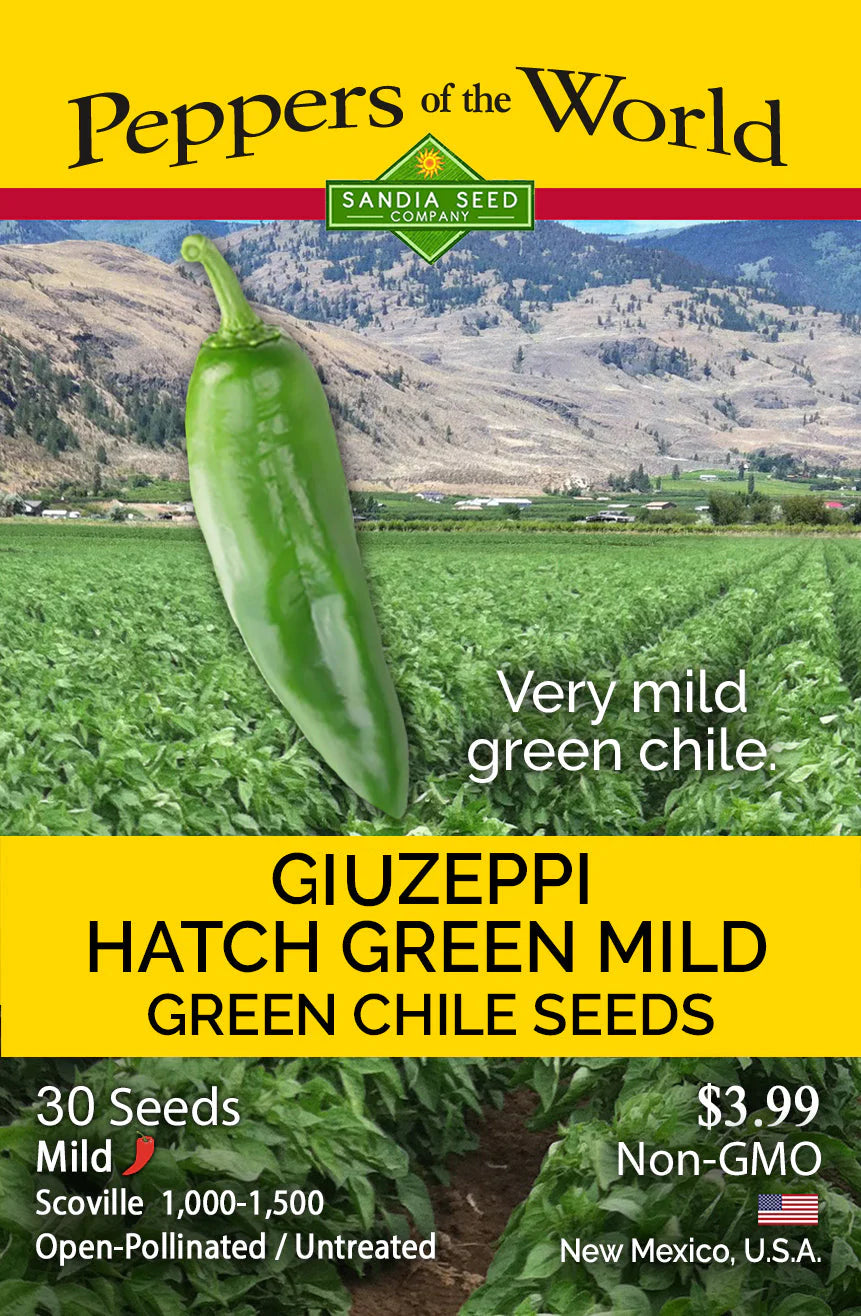 Hatch Green Mild Giuseppi Pepper Seed