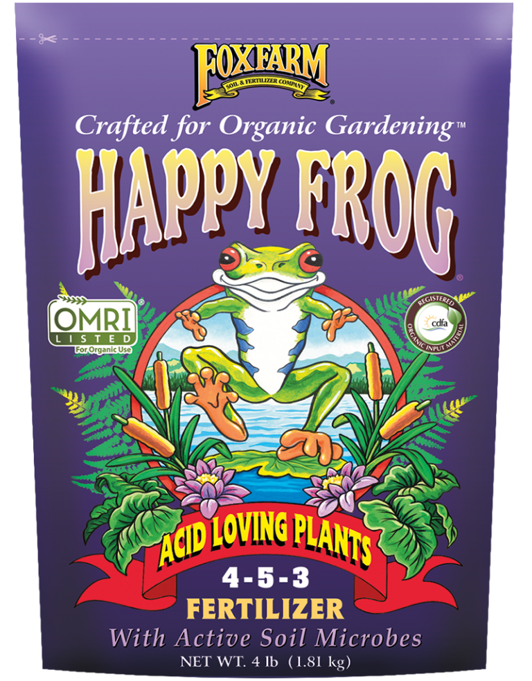 Foxfarm Happy Frog Acid Loving Dry Fertilizer 4 lb