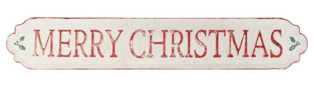 Traditional Merry Christmas Wall Decor