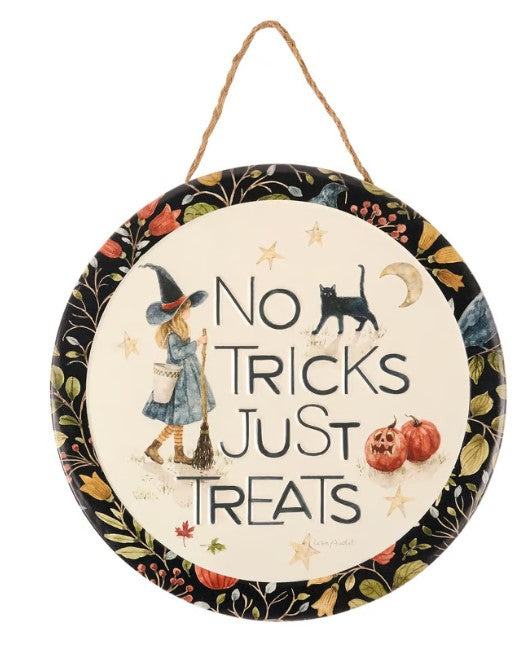 No Tricks Just Treats Wall Decor