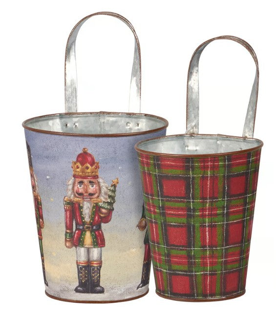 Nutcracker Decorative Wall Buckets