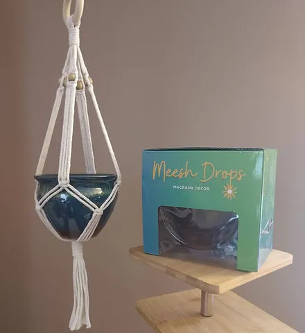 Single Pot & Macrame Holder
