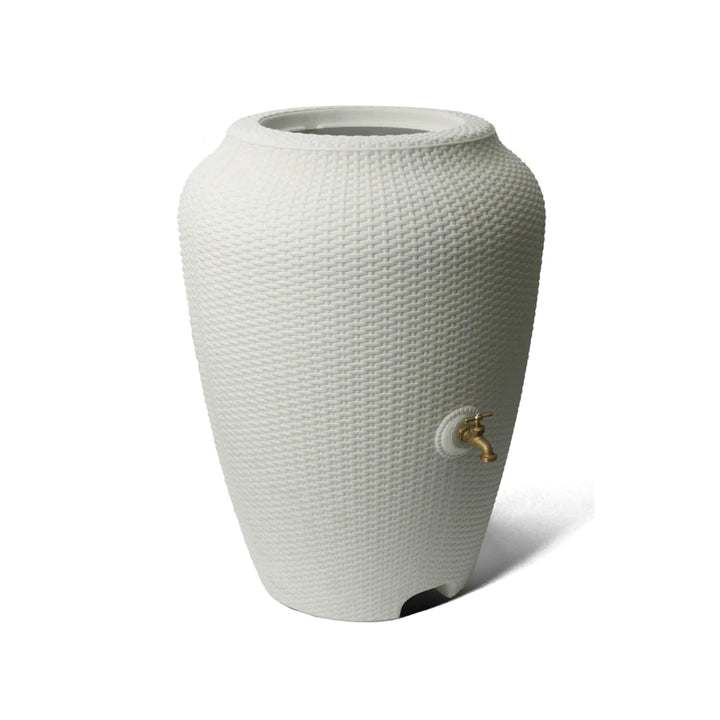 Agreen 50 Gal Wicker Rain Barrel