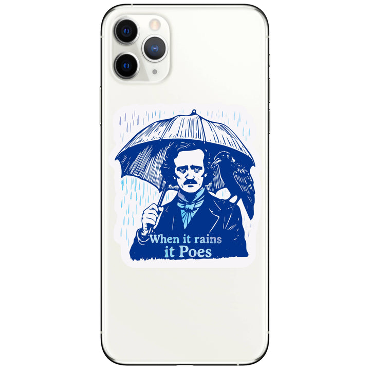 Literature Book Punny Quote Poe High Quality Vinyl Sticker