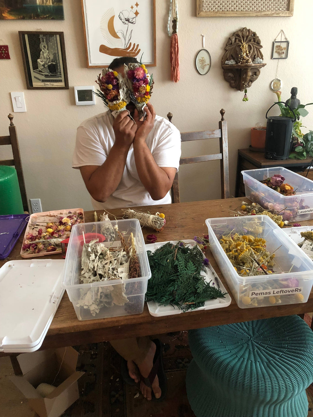 Sustainable In the Rough Smudge Organic Sage & Floral Wands